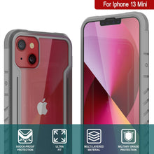 Load image into Gallery viewer, Punkcase iPhone 13 Mini ravenger Case Protective Military Grade Multilayer Cover [Grey] (Color in image: Rose-Gold)
