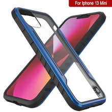 Load image into Gallery viewer, Punkcase iPhone 13 Mini ravenger Case Protective Military Grade Multilayer Cover [Navy Blue] (Color in image: Rose-Gold)

