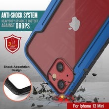 Load image into Gallery viewer, Punkcase iPhone 13 Mini ravenger Case Protective Military Grade Multilayer Cover [Navy Blue] (Color in image: Grey)
