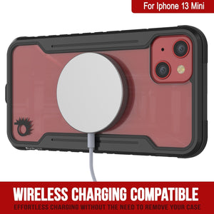 Punkcase iPhone 13 Mini ravenger Case Protective Military Grade Multilayer Cover [Black] (Color in image: Rainbow)