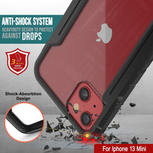 Load image into Gallery viewer, Punkcase iPhone 13 Mini ravenger Case Protective Military Grade Multilayer Cover [Black] (Color in image: Grey)
