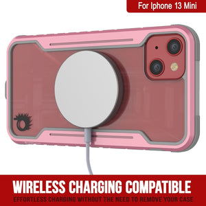 Punkcase iPhone 13 Mini ravenger Case Protective Military Grade Multilayer Cover [Rose-Gold] (Color in image: Navy Blue)
