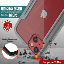Load image into Gallery viewer, Punkcase iPhone 13 Mini ravenger Case Protective Military Grade Multilayer Cover [Grey] (Color in image: Grey-Black)
