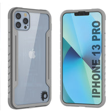 Load image into Gallery viewer, Punkcase iPhone 13 Pro ravenger Case Protective Military Grade Multilayer Cover [Grey] (Color in image: Grey)
