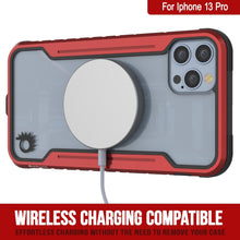 Load image into Gallery viewer, Funda defensiva Punkcase iPhone 14 Pro Ravenger MAG de grado militar con múltiples capas protectoras [Rojo].
