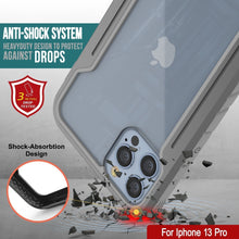 Load image into Gallery viewer, Punkcase iPhone 14 Pro Ravenger MAG Defense Case: Funda de protección de grado militar y cobertura multicapa [Gris]
