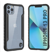 Load image into Gallery viewer, Punkcase iPhone 13 Pro ravenger Case Protective Military Grade Multilayer Cover [Black] (Color in image: Black)
