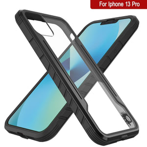 Punkcase iPhone 13 Pro ravenger Case Protective Military Grade Multilayer Cover [Black] (Color in image: Rose-Gold)