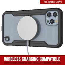 Load image into Gallery viewer, Funda defensiva Punkcase Ravenger MAG para iPhone 14 Pro, protección militar de grado, cubierta multicapa [Negro].
