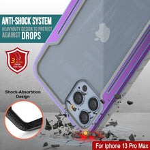 Load image into Gallery viewer, Estuche de Defensa MAG Punkcase para iPhone 14 Pro Max, Protector de Grado Militar, Cubierta de Múltiples Capas [Arcoíris].
