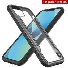 Load image into Gallery viewer, Punkcase iPhone 13 Pro Max ravenger Case Protective Military Grade Multilayer Cover [Grey-Black] (Color in image: Grey)
