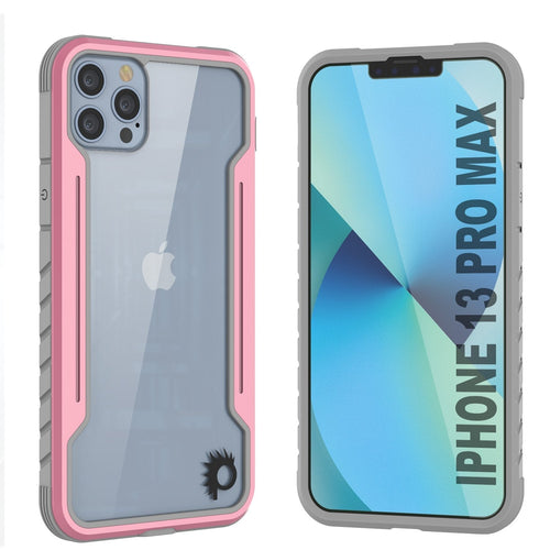 Punkcase iPhone 13 Pro Max ravenger Case Protective Military Grade Multilayer Cover [Rose-Gold] (Color in image: Rose-Gold)