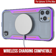 Load image into Gallery viewer, Estuche de Defensa MAG Punkcase para iPhone 14 Pro Max, Protector de Grado Militar, Cubierta de Múltiples Capas [Arcoíris].
