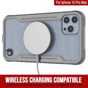 Punkcase iPhone 13 Pro Max ravenger Case Protective Military Grade Multilayer Cover [Grey] (Color in image: Navy Blue)