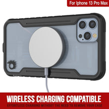 Load image into Gallery viewer, Funda de defensa Punkcase iPhone 14 Pro Max Ravenger MAG, protectora de grado militar con cubierta de múltiples capas [Negro]
