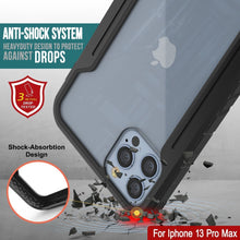 Load image into Gallery viewer, Funda de defensa Punkcase iPhone 14 Pro Max Ravenger MAG, protectora de grado militar con cubierta de múltiples capas [Negro]
