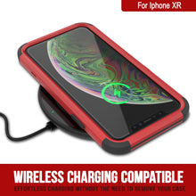 Cargar imagen en el visor de la galería, Punkcase for iPhone XR Belt Clip Multilayer Holster Case [Patron Series] [Red-Black] 
