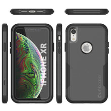 Cargar imagen en el visor de la galería, Punkcase for iPhone XR Belt Clip Multilayer Holster Case [Patron Series] [Black] (Color in image: Mint-Pink)
