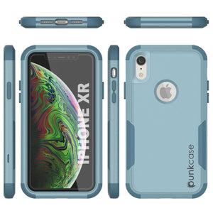 Punkcase for iPhone XR Belt Clip Multilayer Holster Case [Patron Series] [Mint] (Color in image: Pink)