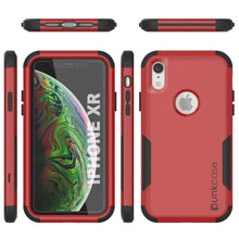 Cargar imagen en el visor de la galería, Punkcase for iPhone XR Belt Clip Multilayer Holster Case [Patron Series] [Red-Black] (Color in image: Mint)
