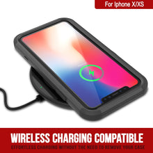 Cargar imagen en el visor de la galería, Punkcase for iPhone XS Belt Clip Multilayer Holster Case [Patron Series] [Black] 
