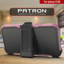 Cargar imagen en el visor de la galería, Punkcase for iPhone XS Belt Clip Multilayer Holster Case [Patron Series] [Pink] (Color in image: Mint)
