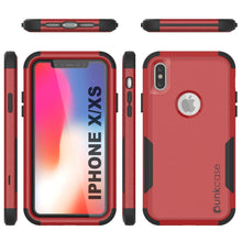 Cargar imagen en el visor de la galería, Punkcase for iPhone XS Belt Clip Multilayer Holster Case [Patron Series] [Red-Black] (Color in image: Mint)
