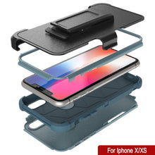 Load image into Gallery viewer, Punkcase for iPhone X Belt Clip Multilayer Holster Case [Patron Series] [Mint] 
