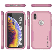 Cargar imagen en el visor de la galería, Punkcase for iPhone XS Max Belt Clip Multilayer Holster Case [Patron Series] [Pink] (Color in image: Black)
