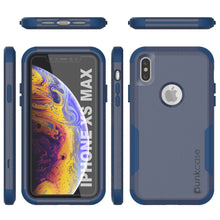 Load image into Gallery viewer, Punkcase for iPhone XS Max Belt Clip Multilayer Holster Case [Patron Series] [Navy] (Color in image: Mint-Pink)
