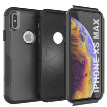 Load image into Gallery viewer, Punkcase for iPhone XS Max Belt Clip Multilayer Holster Case [Patron Series] [Black] 
