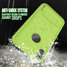 Load image into Gallery viewer, iPhone XS Max Waterproof Case, Punkcase [KickStud Series] Armor Cover [Light-Green] (Color in image: Pink)
