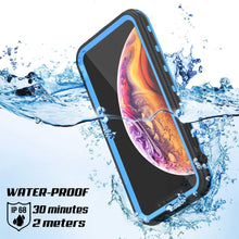 Load image into Gallery viewer, iPhone XS Max Waterproof Case, Punkcase [KickStud Series] Armor Cover [Light-Blue] (Color in image: Green)
