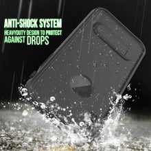 Load image into Gallery viewer, iPhone XS Max Waterproof Case, Punkcase [KickStud Series] Armor Cover [Black] (Color in image: Teal)
