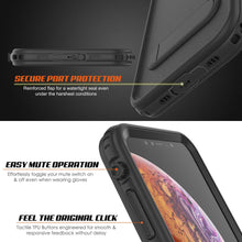 Load image into Gallery viewer, iPhone XS Max Waterproof Case, Punkcase [KickStud Series] Armor Cover [Black] (Color in image: Pink)
