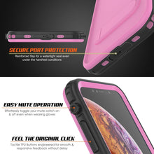 Load image into Gallery viewer, iPhone XS Max Waterproof Case, Punkcase [KickStud Series] Armor Cover [Pink] (Color in image: Green)
