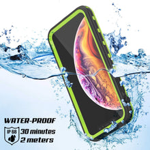 Load image into Gallery viewer, iPhone XS Max Waterproof Case, Punkcase [KickStud Series] Armor Cover [Light-Green] (Color in image: Black)

