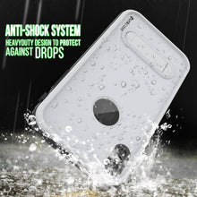 Load image into Gallery viewer, iPhone XS Max Waterproof Case, Punkcase [KickStud Series] Armor Cover [White] (Color in image: Black)
