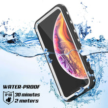 Cargar imagen en el visor de la galería, iPhone XS Waterproof Case, Punkcase [KickStud Series] Armor Cover [White] (Color in image: Teal)
