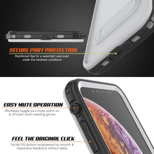 Cargar imagen en el visor de la galería, iPhone XS Waterproof Case, Punkcase [KickStud Series] Armor Cover [White] (Color in image: Red)
