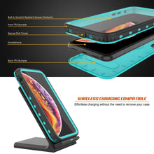 Cargar imagen en el visor de la galería, iPhone XS Waterproof Case, Punkcase [KickStud Series] Armor Cover [Teal] (Color in image: Light Blue)
