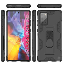 Cargar imagen en el visor de la galería, Punkcase Note 20 Case [ArmorShield Series] Military Style Protective Dual Layer Case Black (Color in image: red)
