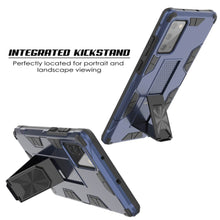 Cargar imagen en el visor de la galería, Punkcase Note 20 Case [ArmorShield Series] Military Style Protective Dual Layer Case Navy-Blue (Color in image: Silver)
