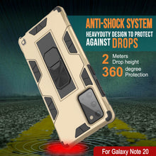 Cargar imagen en el visor de la galería, Punkcase Note 20 Case [ArmorShield Series] Military Style Protective Dual Layer Case Gold (Color in image: Rose Gold)
