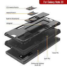 Cargar imagen en el visor de la galería, Punkcase Note 20 Case [ArmorShield Series] Military Style Protective Dual Layer Case Black (Color in image: Navy Blue)
