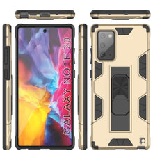 Cargar imagen en el visor de la galería, Punkcase Note 20 Case [ArmorShield Series] Military Style Protective Dual Layer Case Gold (Color in image: red)
