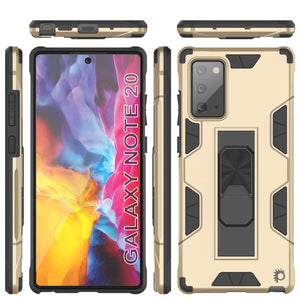 Punkcase Note 20 Case [ArmorShield Series] Military Style Protective Dual Layer Case Gold (Color in image: red)