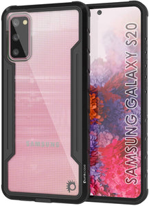 Punkcase S20 ravenger Case Protective Military Grade Multilayer Cover [Black] (Color in image: Black)