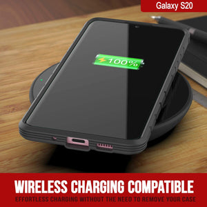 Punkcase S20 ravenger Case Protective Military Grade Multilayer Cover [Black] (Color in image: Grey)
