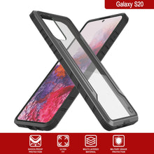 Cargar imagen en el visor de la galería, Punkcase S20 ravenger Case Protective Military Grade Multilayer Cover [Grey-Black] (Color in image: Rainbow)
